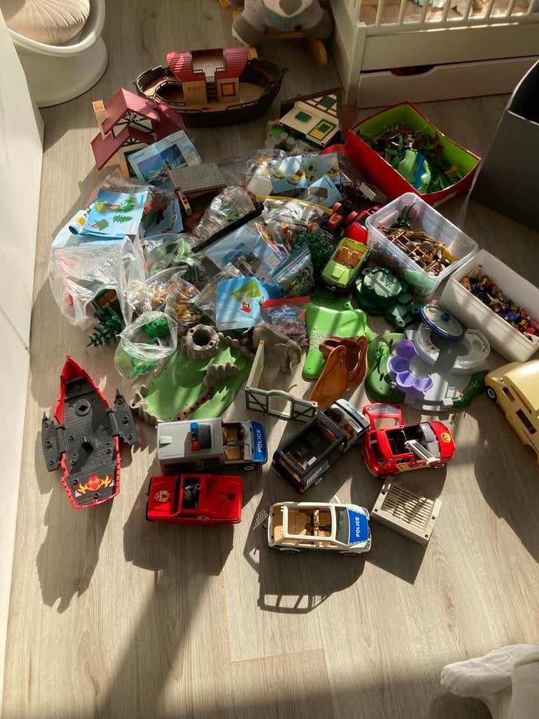 Grote partij Playmobil, Ophalen, Gebruikt