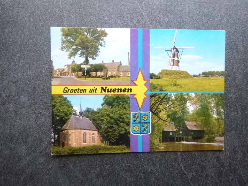 Nuenen, molen 1983, Verzenden, 1980 tot heden, Gelopen, Noord-Brabant