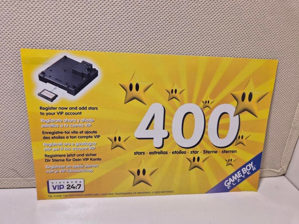 Game Boy Player Vipcard GameCube, Spelcomputers en Games, Games | Nintendo GameCube, Avontuur en Actie, 1 speler, Ophalen of Verzenden