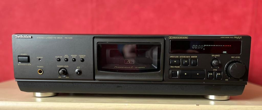 ️ ✳️ Technics RS-AZ6 3-head cassettedeck, Ophalen of Verzenden, Enkel, Overige merken, Tape counter