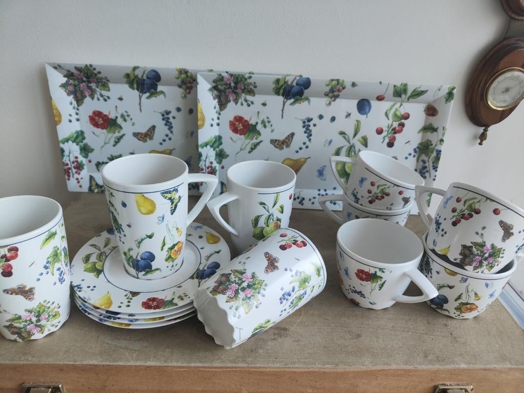 Janneke Brinkman Mepal Fruit & Flower Camping servies 1999, Ophalen of Verzenden, Gebruikt