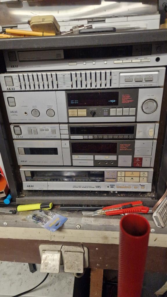 Akai cube stereo video, Ophalen, Gebruikt, Losse componenten, Akai
