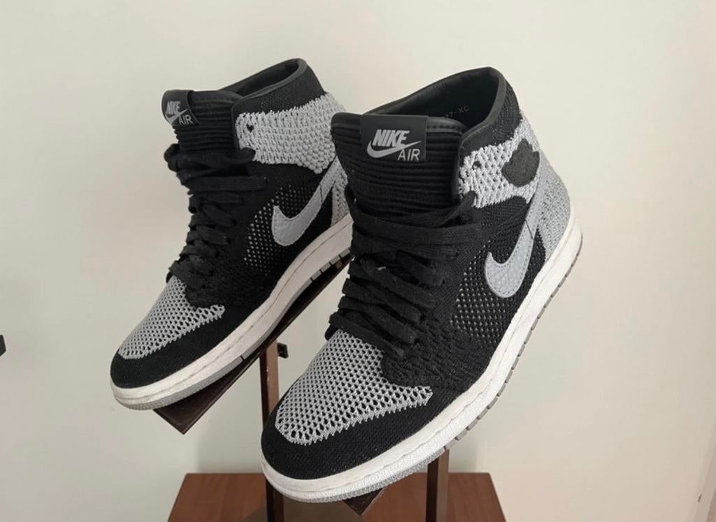 Jordan 1 Knitted Wolf Grey - Maat 36, Kleding | Dames, Schoenen, Ophalen of Verzenden, Grijs, Sneakers of Gympen