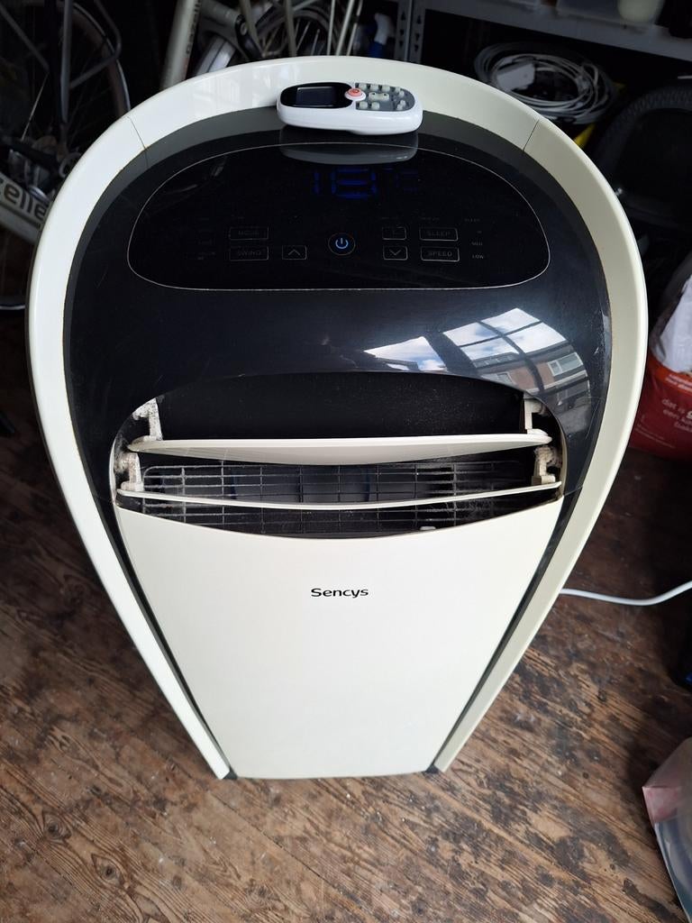Sencys mobiele airco, Witgoed en Apparatuur, Airco's, Ophalen, Mobiele airco, Afstandsbediening, 3 snelheden of meer