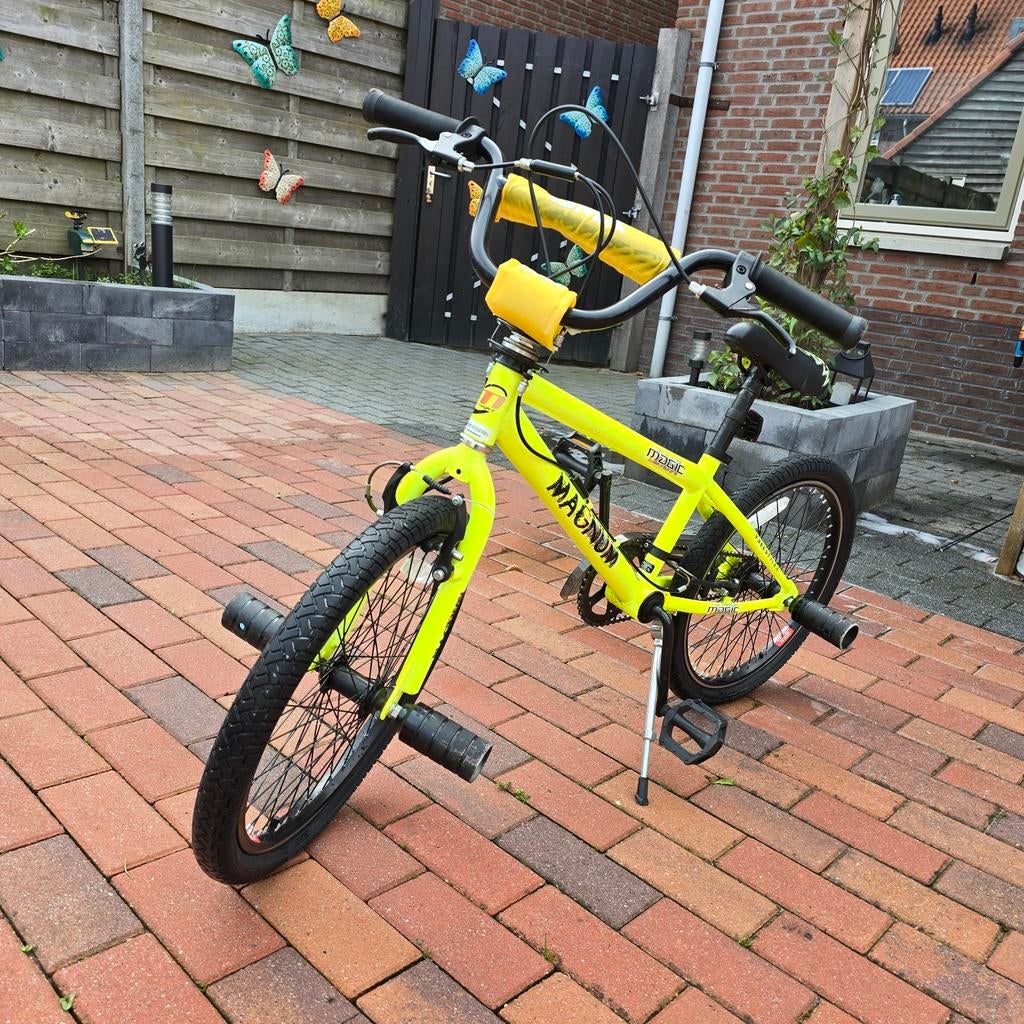 Leuke bmx fiets, Gebruikt, Staal, 20 tot 24 inch, Voetsteunen
