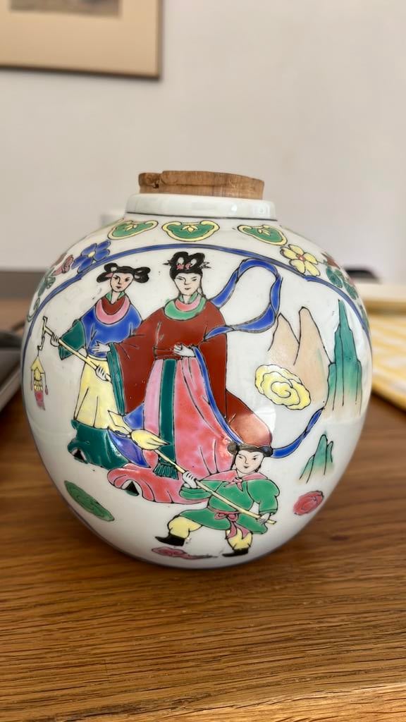 Chinese gemberpot, Antiek en Kunst, Ophalen of Verzenden
