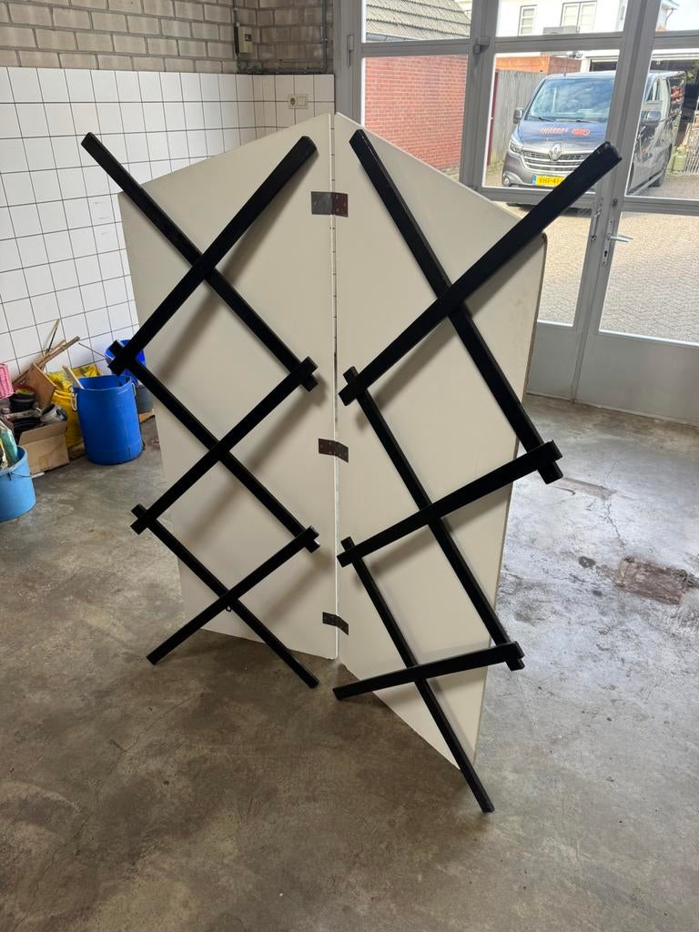 2x rozenrekken hardhout (Nr: 2172), Ophalen, Zo goed als nieuw, Hout