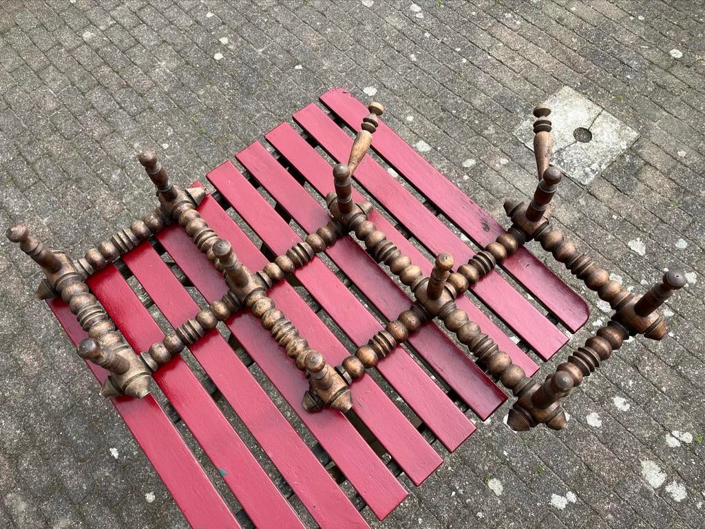 Antieke houten kapstok uit grootmoeders tijd, Gebruikt, Minder dan 100 cm, Hout, Ophalen