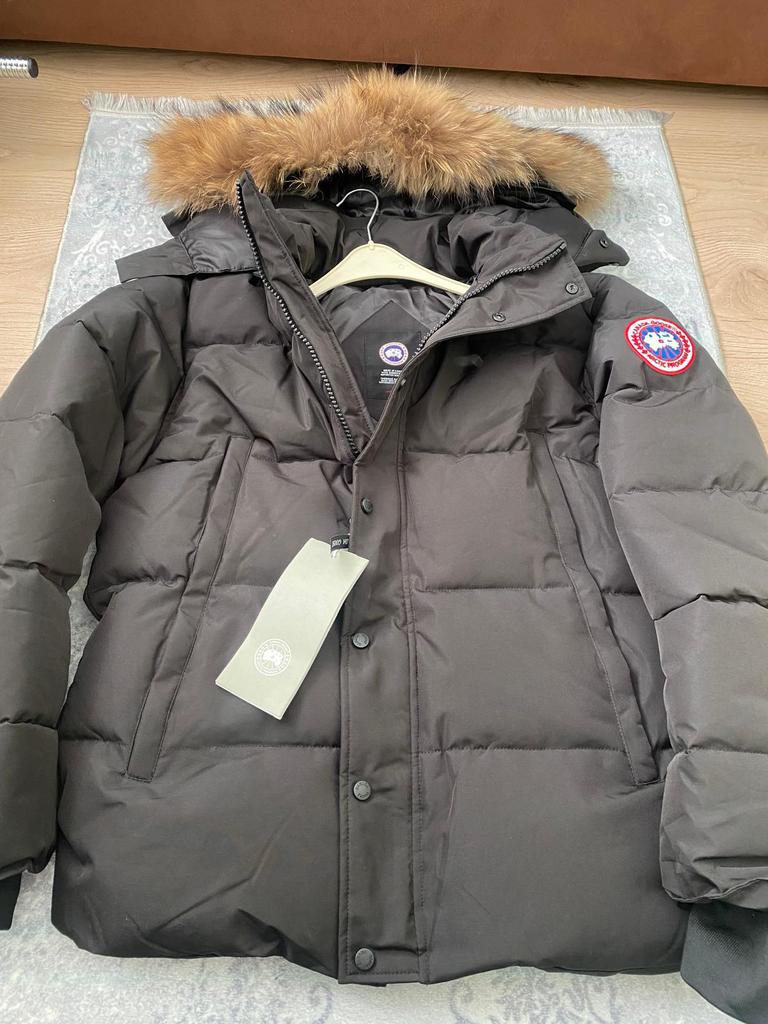 Canada goose jas  Zwart/Grijs M/L/XL, Ophalen of Verzenden, Nieuw, Maat 48/50 (M), Grijs