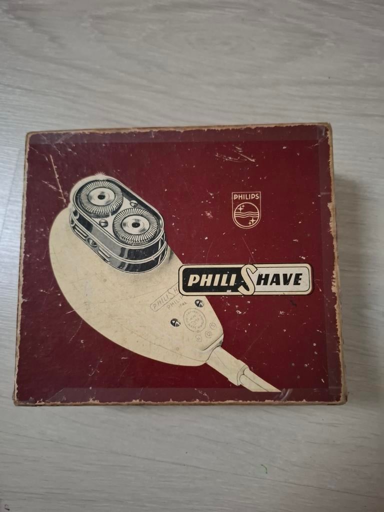 Vintage Philips scheerapparaat Phili Shave in doosje bakelie, Verzamelen, Ophalen of Verzenden
