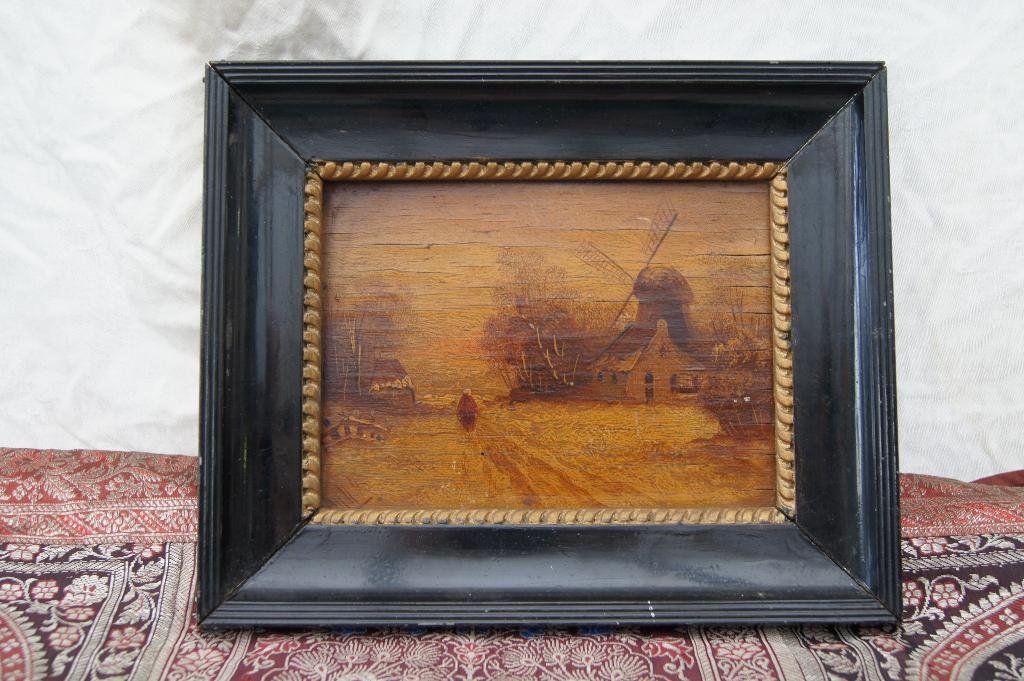 Landschap schilderij, Ophalen of Verzenden