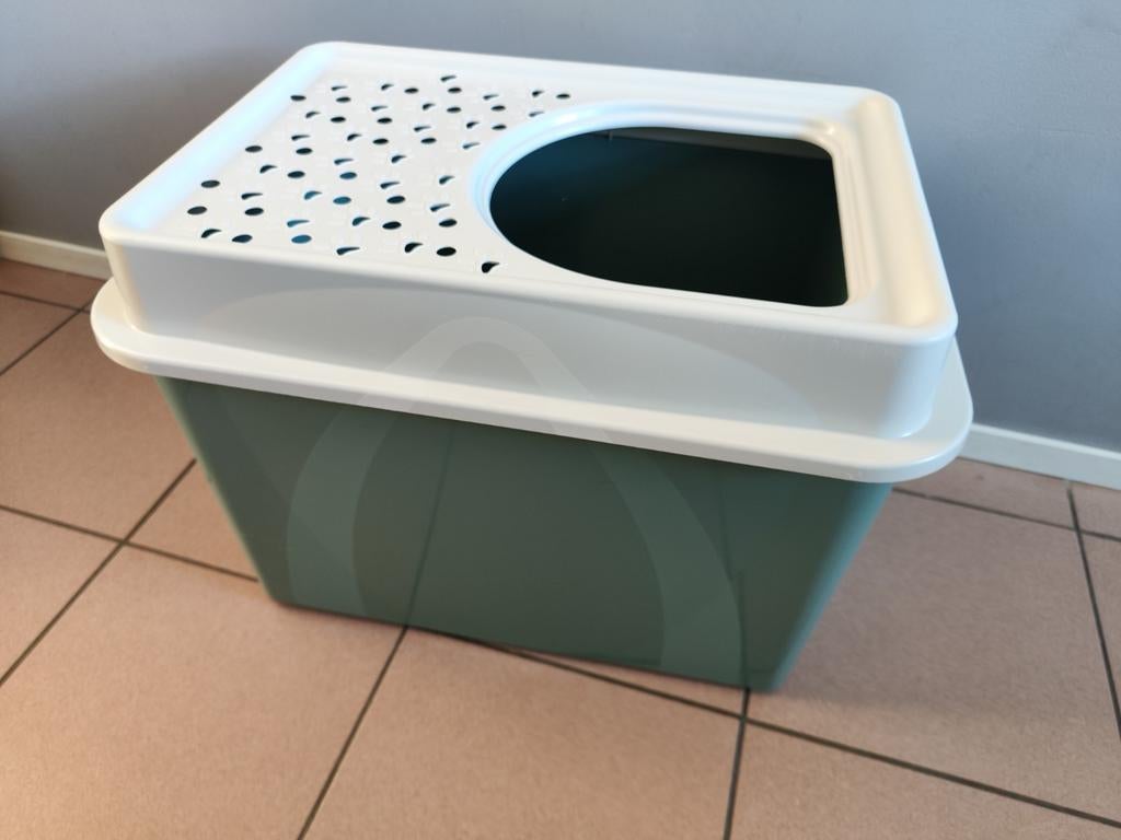 Hop in kattenbak, Dieren en Toebehoren, Kattenbakken, Gebruikt, Gesloten, Ophalen