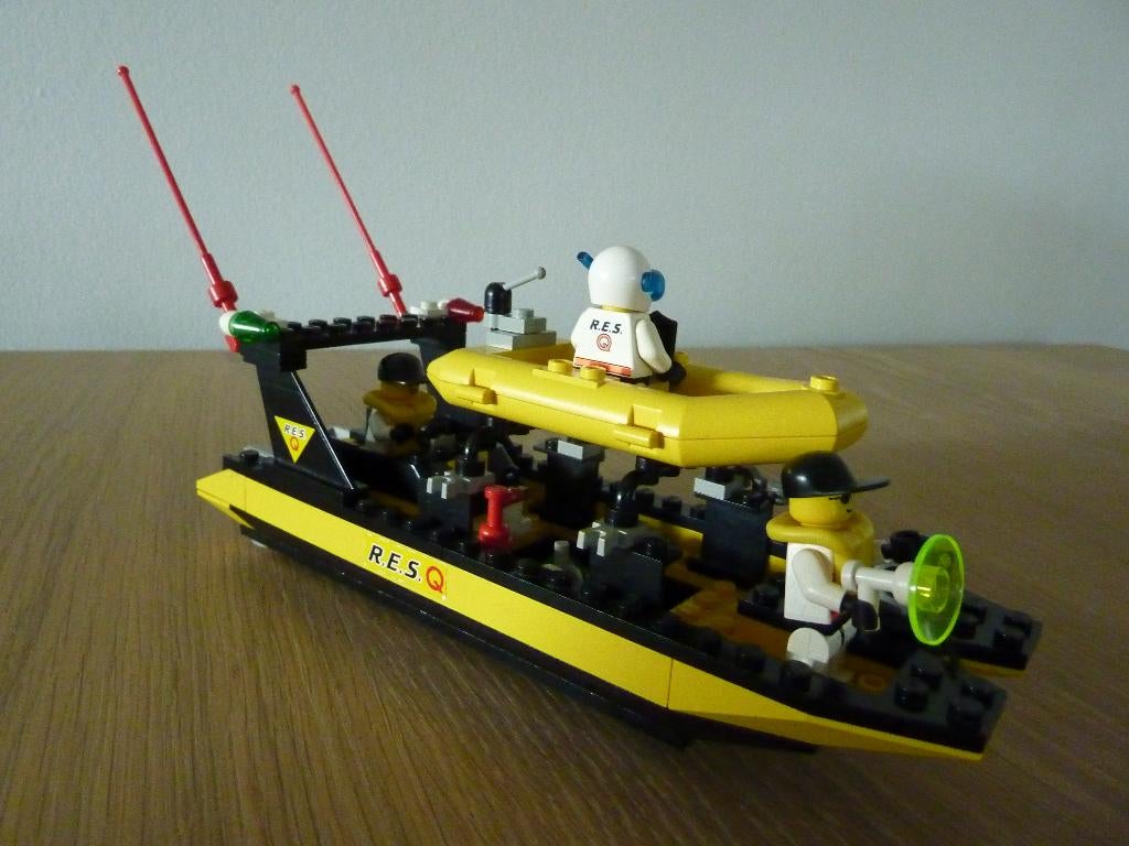 Lego 6451 Reddingsboot  1998, Lego, Ophalen of Verzenden, Zo goed als nieuw, Complete set