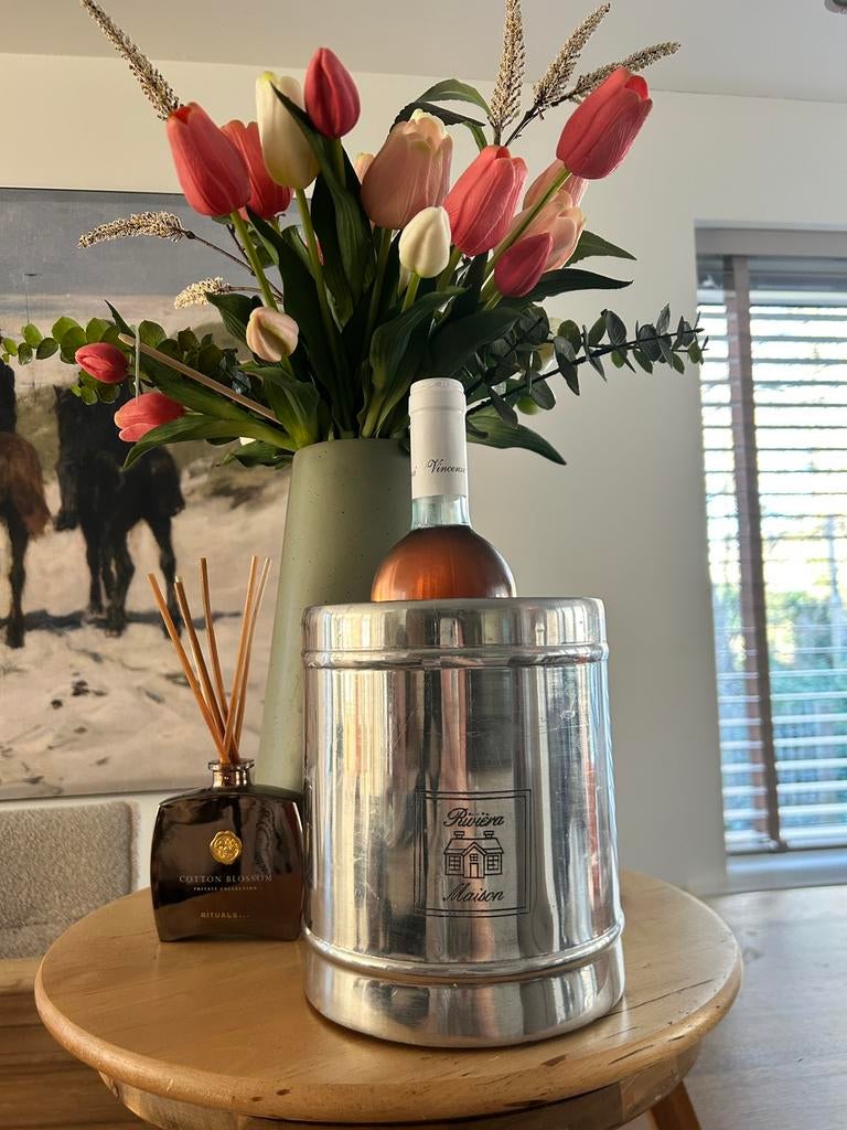 Rivièra Maison cooler voor wijn of champagne wijnkoeler, Huis en Inrichting, Woonaccessoires | Wijnrekken, Ophalen of Verzenden