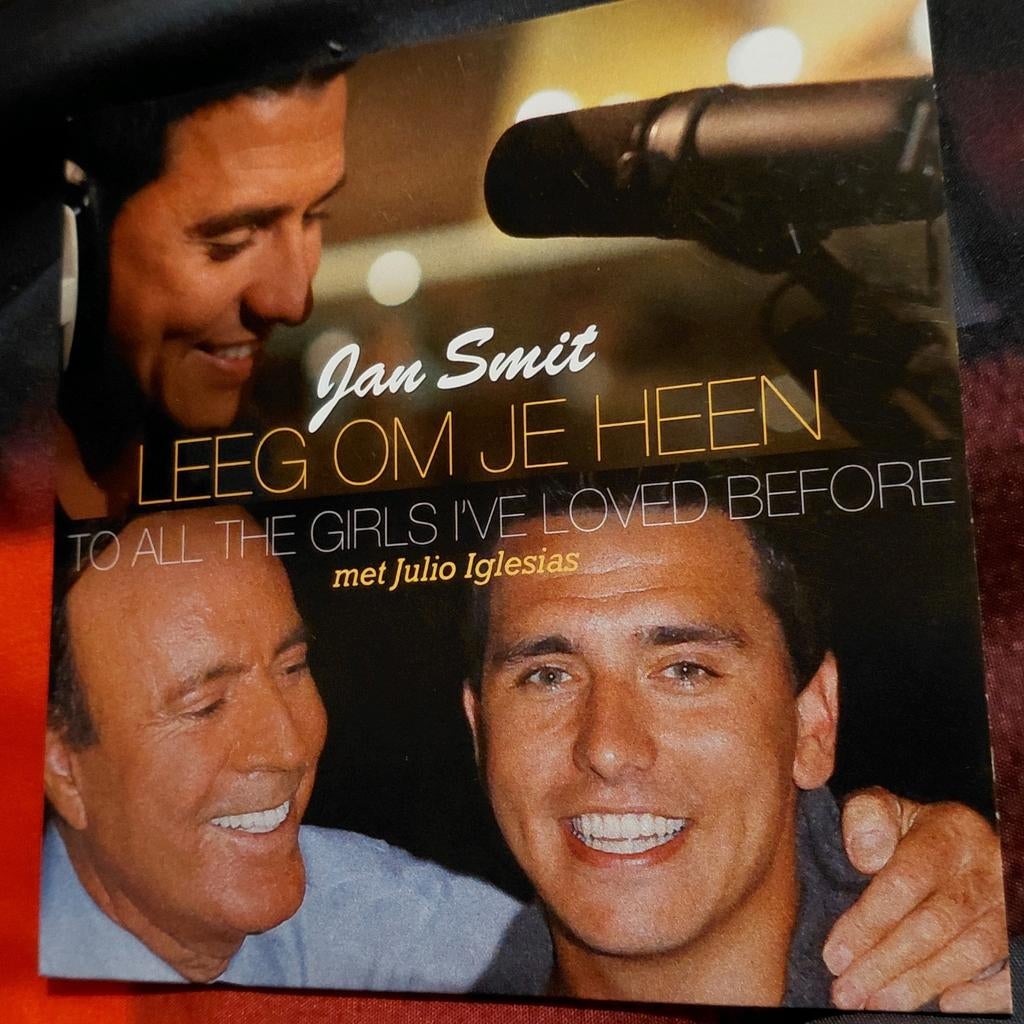 Jan Smit & Julio Iglesias To All The Girls I've Loved Before, 1 single, Ophalen of Verzenden, Gebruikt, Nederlandstalig