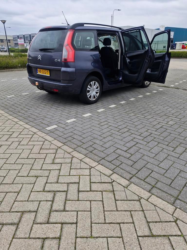 Citroën c4 Picasso 7 persoons met LPG G3 installatie,met APK, Auto's, Citroën, Zwart, 4 cilinders, Blauw, C4 (Grand) Picasso