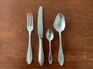 Solingen 24-delig verzliverd bestekset diner bestek, Ophalen, Zo goed als nieuw, Zilver, Bestekset