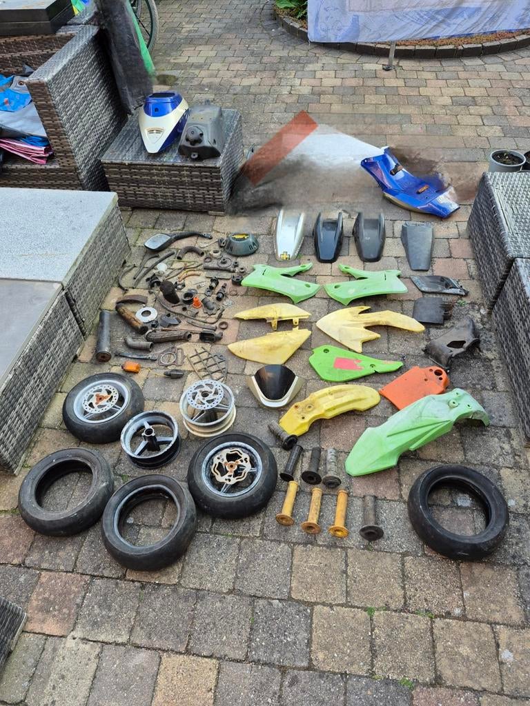 Diverse minibike pitbike onderdelen alles in 1 koop, Fietsen en Brommers, Minibikes, Midibikes en Pitbikes, Ophalen of Verzenden