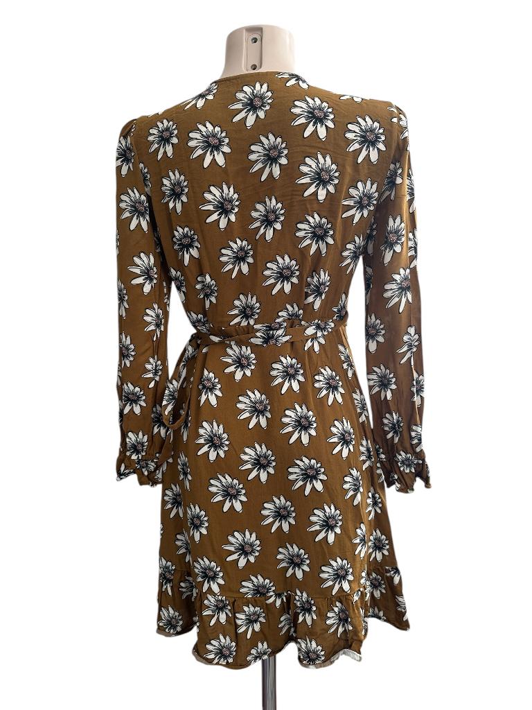 Fabienne Chapot jurk L, Bruin, Ophalen of Verzenden, Zo goed als nieuw, Onder de knie