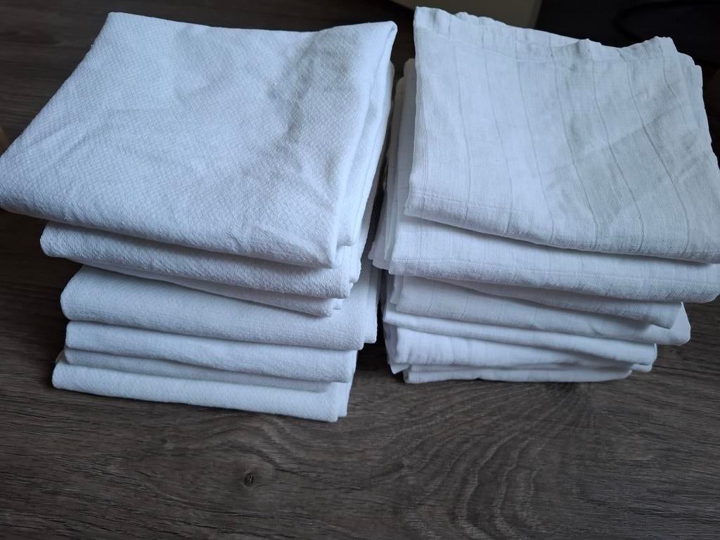 +/- 60 oogjesluiers en hydrofiele luiers. Oa Teddy, hema,, Ophalen of Verzenden, Gebruikt, One size