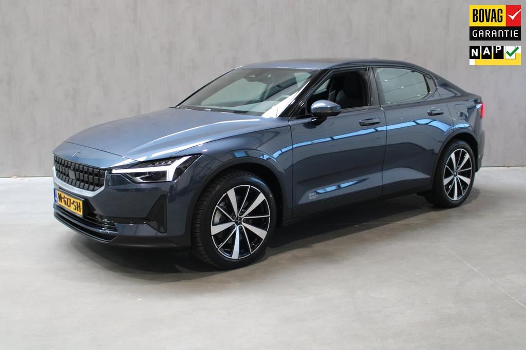 Polestar 2 Single motor SOH 96.5% Prijs is rijklaar, Auto's, Polestar, Gebruikt, Blauw, 63 kWh, Origineel Nederlands