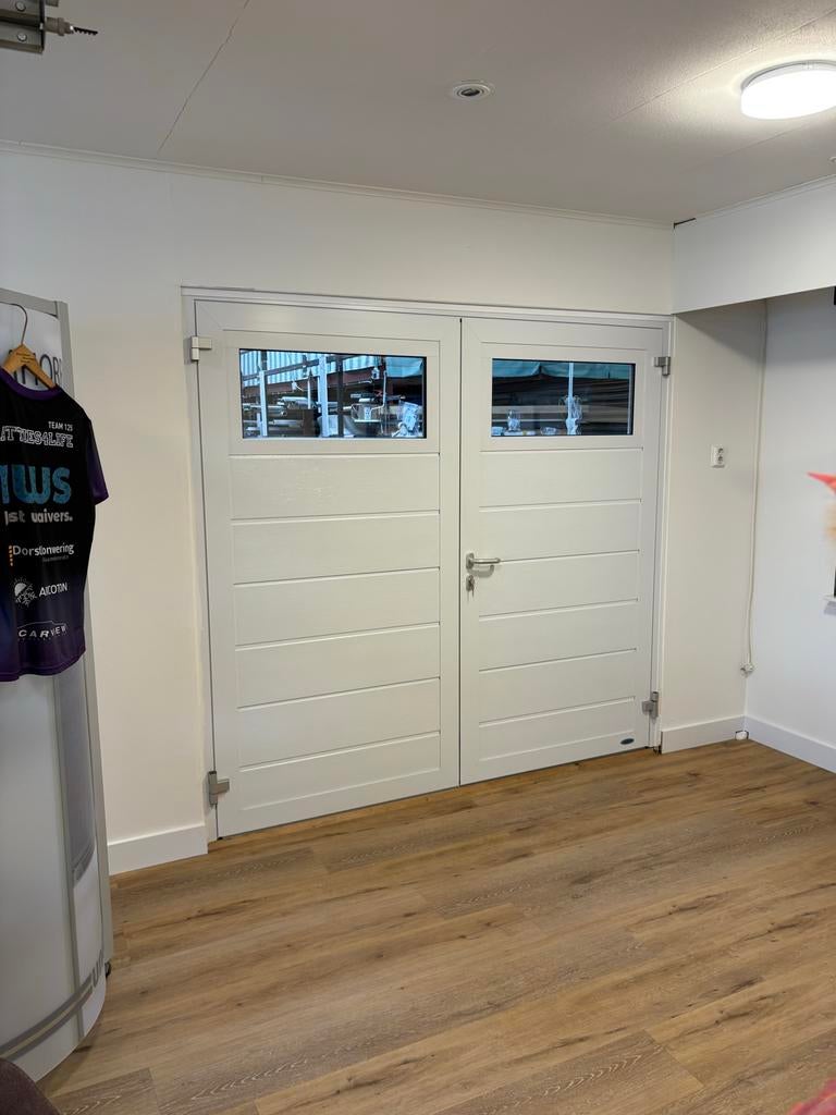 Novoferm Duoport Showroom Model - Zo goed als nieuw, Doe-het-zelf en Verbouw, Deuren en Horren, Ophalen, 120 cm of meer, Garagedeur