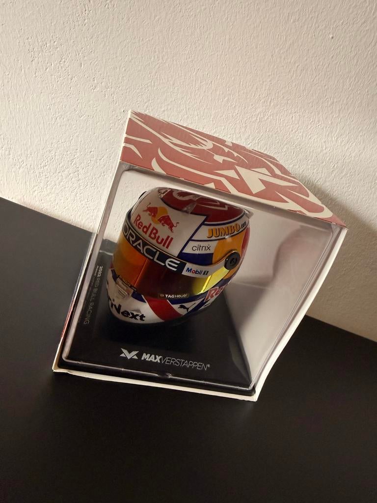Max Verstappen helm 1:4 Dutch GP 2022, Ophalen, Zo goed als nieuw, Overige typen