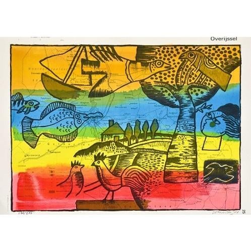 Corneille - "Overijssel", Antiek en Kunst, Verzenden