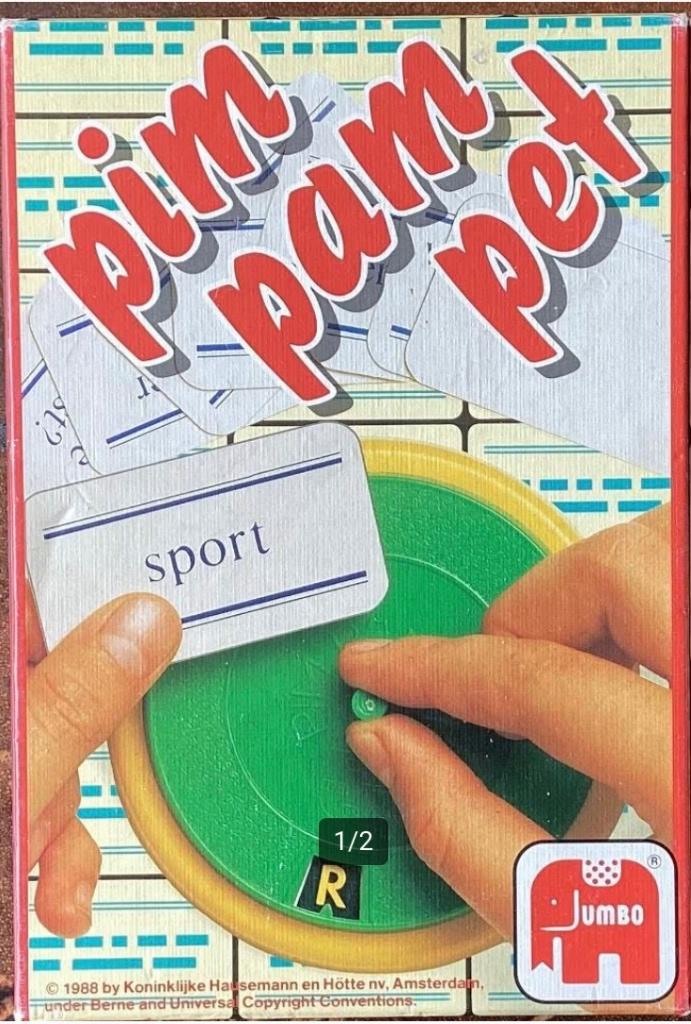 Pim Pam Pet – vintage kaartspel 1988, Ophalen of Verzenden