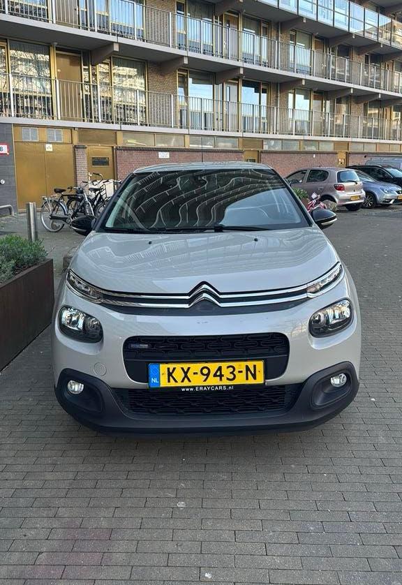 Citroën C3 1.2 Puretech 82pk 2017 Grijs | NAP |Nieuwe APK !, Auto's, Voorwielaandrijving, 450 kg, 40 €/maand, 1199 cc