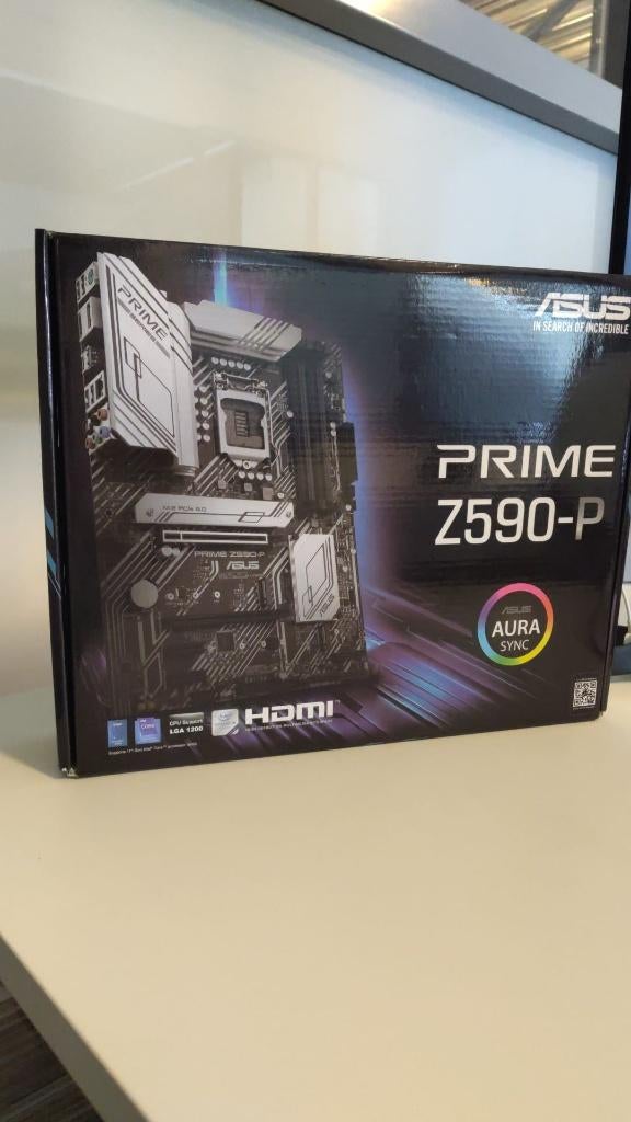 ASUS Prime Z590-P, Computers en Software, Moederborden, Ophalen, DDR4, Nieuw, Micro-ATX