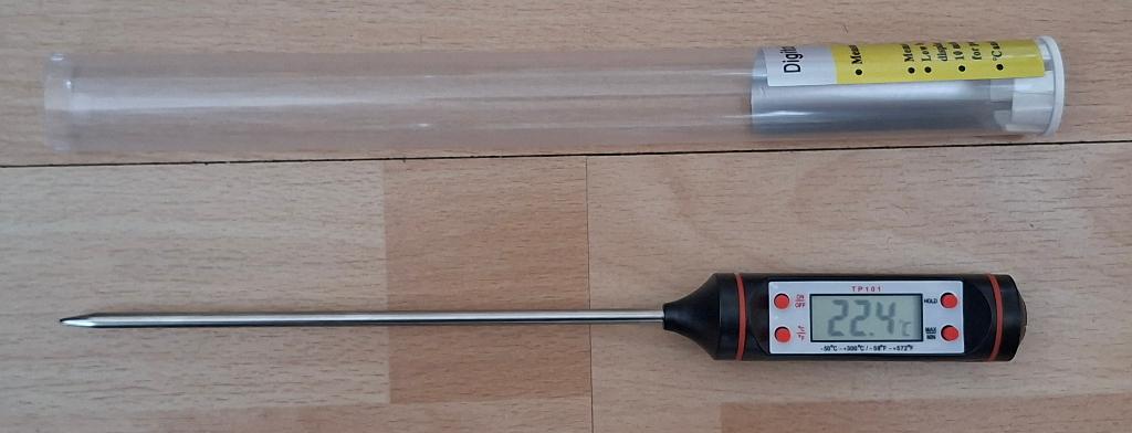 Voedsel thermometer TP101 (vier stuks), Ophalen of Verzenden, Zo goed als nieuw, Temperatuur