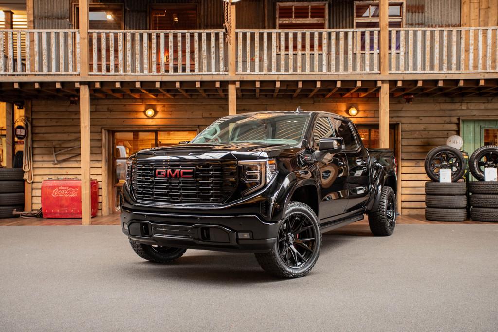 GMC Sierra Denali 6.2L V8 LPG | Widebody | Black edition | 4, Auto's, Automaat, 426 pk, Zwart, Bedrijf