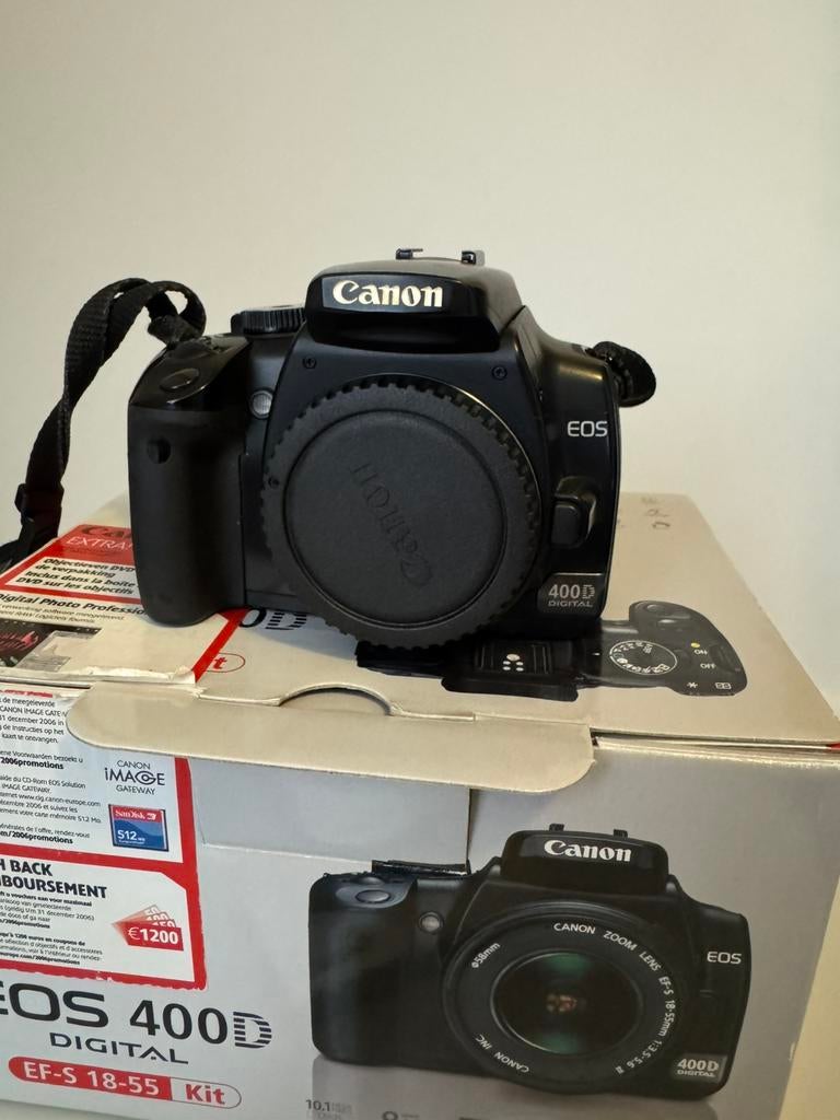 Canon EOS 400D digitale camera, Audio, Tv en Foto, Fotocamera's Digitaal, Spiegelreflex, Canon, Ophalen of Verzenden, Zo goed als nieuw