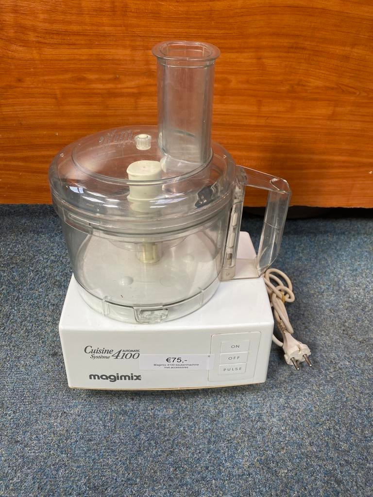 Magimix 4100, Ophalen, Gebruikt