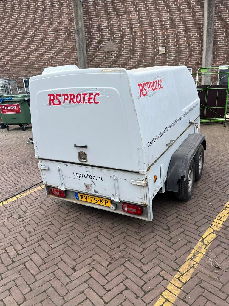 Professionele Hogedrukreiniger op Aanhanger -, Ophalen of Verzenden, Gebruikt, Benzine