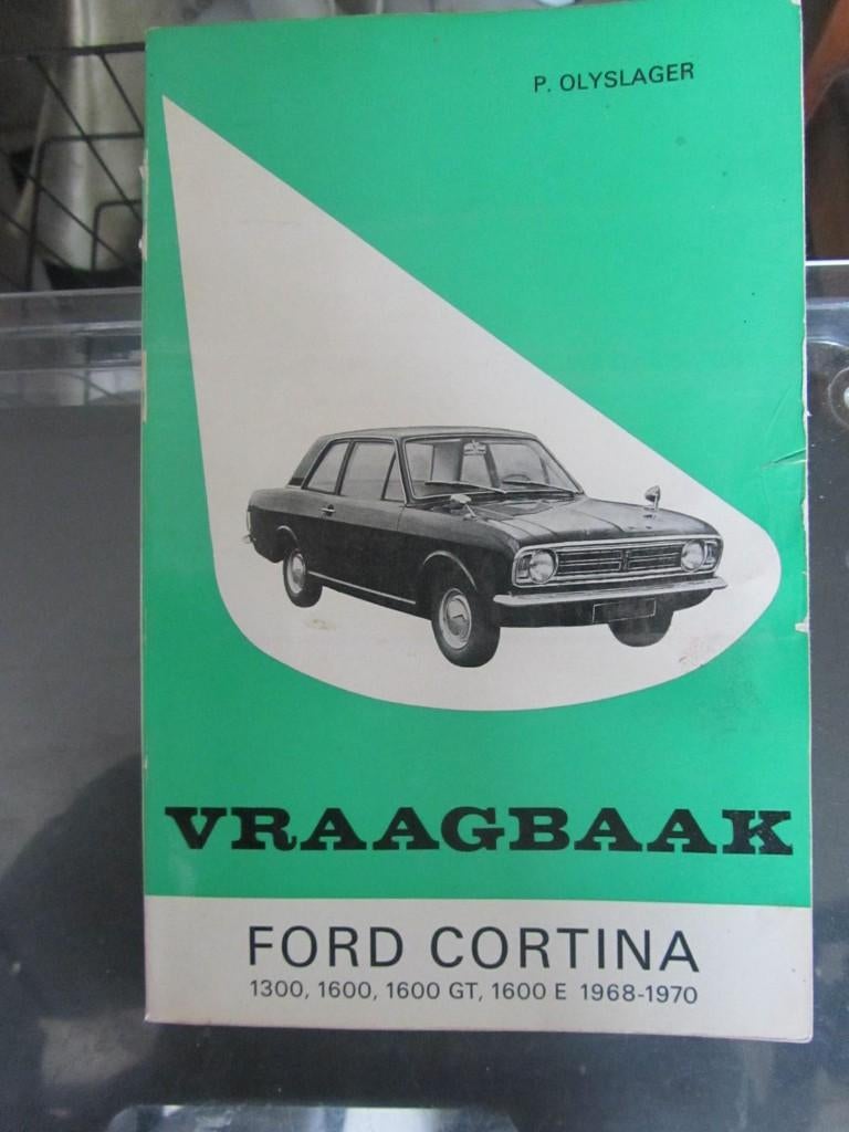 vraagbaak  FORD CORTINA 1968 / 1970, Auto diversen, Handleidingen en Instructieboekjes, Ophalen of Verzenden