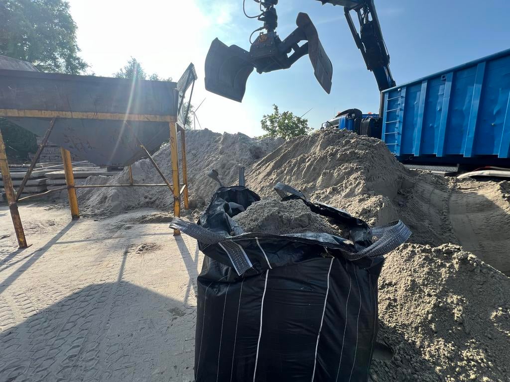 Witzand vulzand in big bag, Ophalen, Nieuw, Ophoogzand
