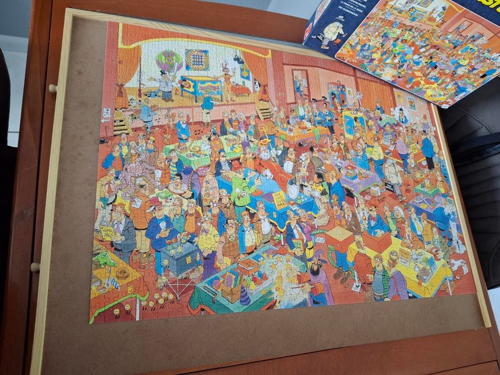 De Goochelbeurs : Jan v Haasteren, Hobby en Vrije tijd, Denksport en Puzzels, Zo goed als nieuw, 500 t/m 1500 stukjes, Ophalen of Verzenden