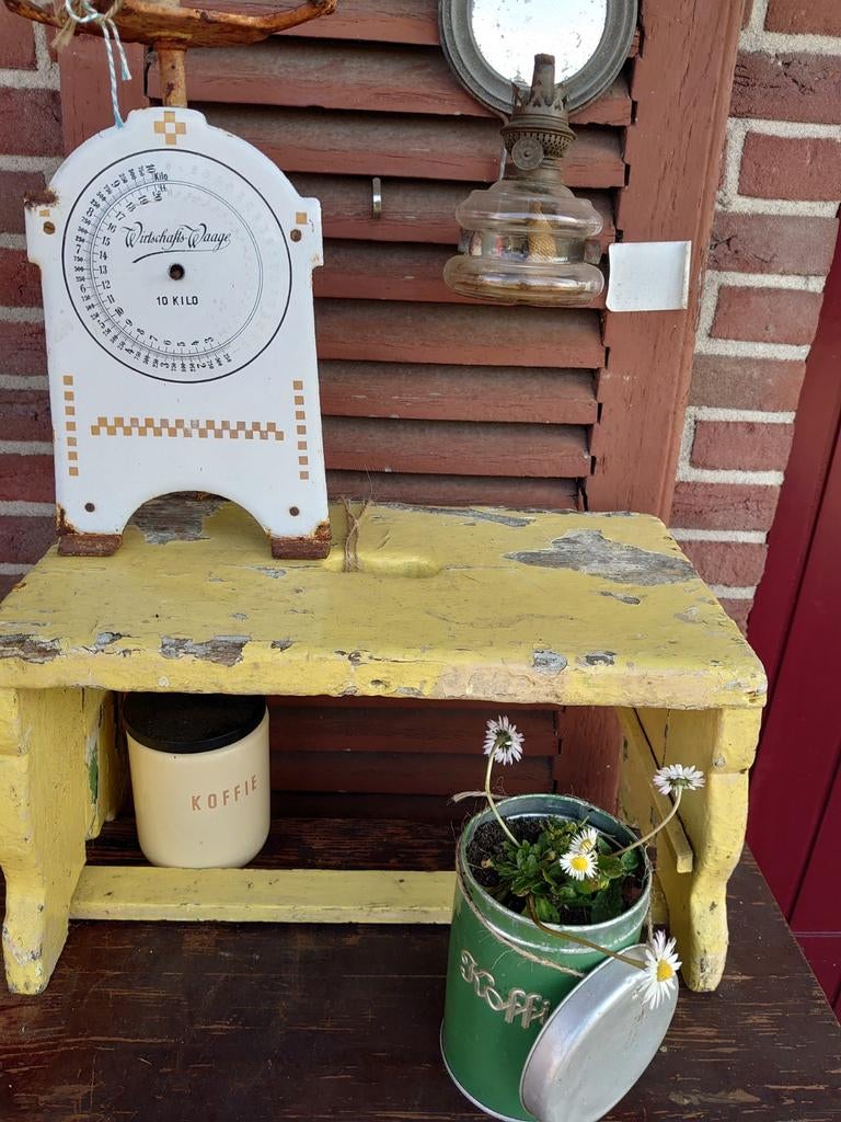 Oud shabby krukje, Antiek en Kunst, Curiosa en Brocante, Ophalen of Verzenden