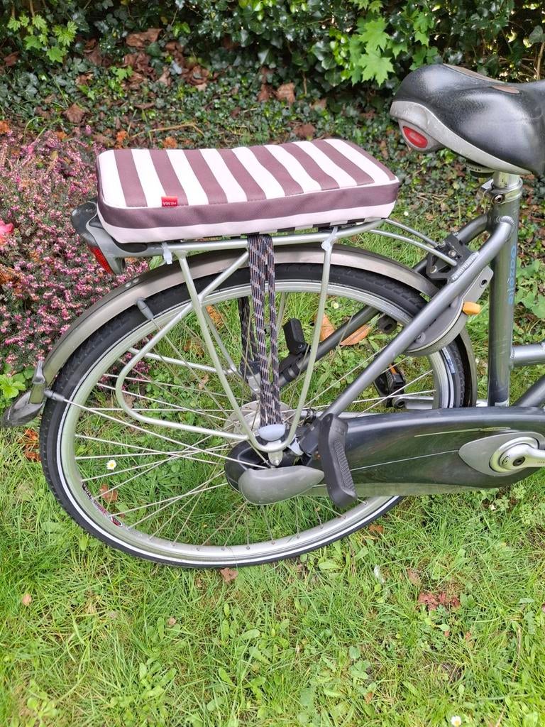 Voetsteuntjes en fietskussens voor bagagedrager fietszitje,, Fietsen en Brommers, Fietsen | Dames | Damesfietsen, Ophalen of Verzenden