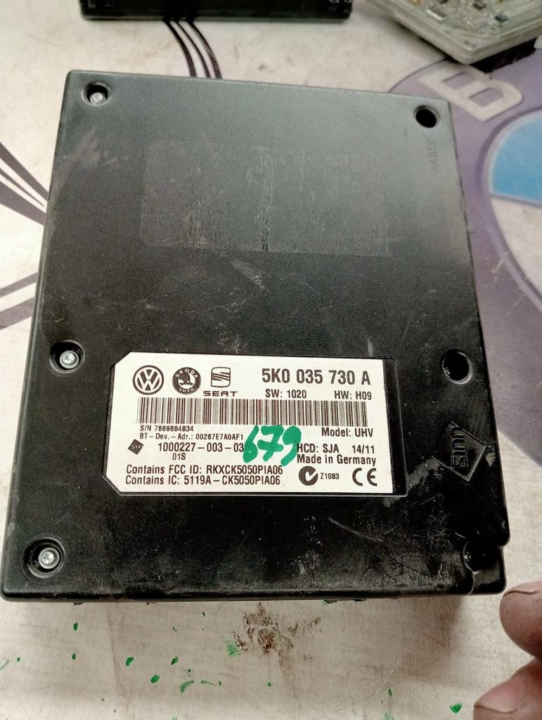 VW Polo 6R Telefoonmodule 5K0035730A, Gebruikt, -, Volkswagen, -