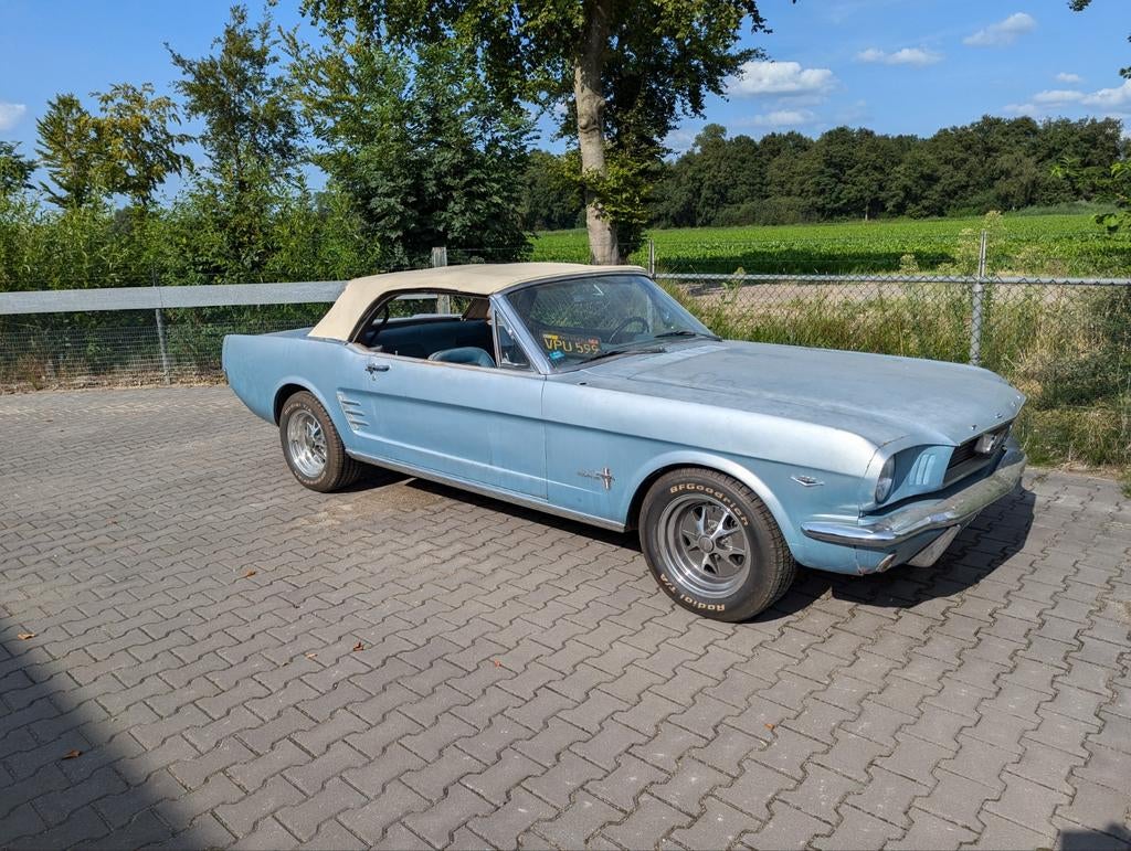 Ford Mustang cabriolet 1966 V8, Automaat, 15 km/l, 8 cilinders, Cabriolet