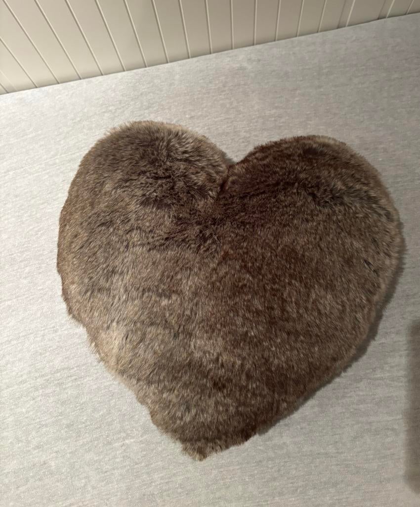 Hart kussen, Ophalen of Verzenden, Zo goed als nieuw, Rood, Vierkant