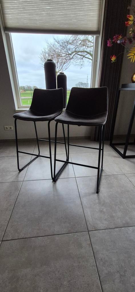 Nette barkrukken 70 cm hoog, 2 krukken, Ophalen of Verzenden, Gebruikt, 60 tot 90 cm