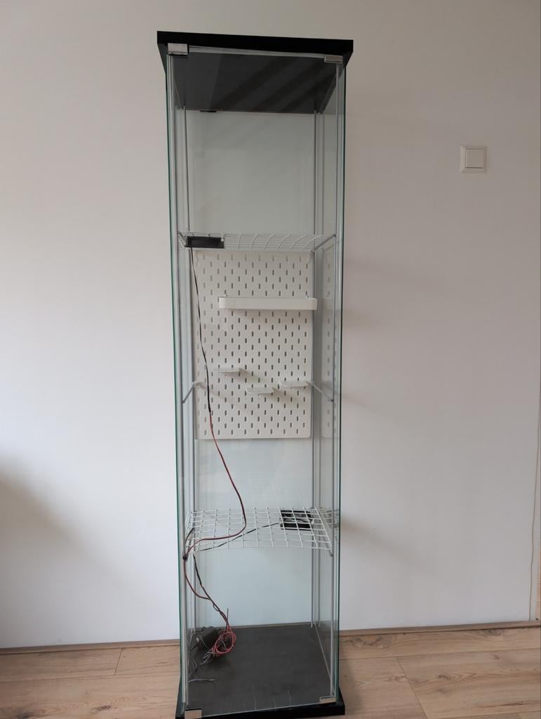 Vitrinekast voor planten met ventilatie, Ophalen, 25 tot 50 cm, 50 tot 100 cm