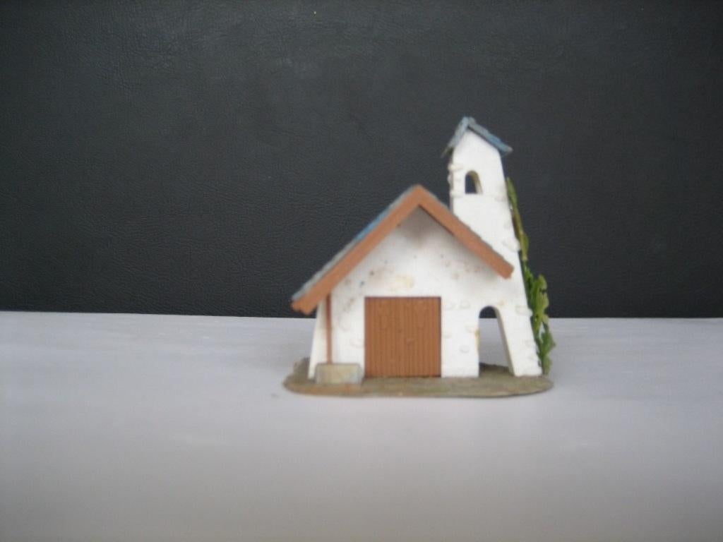 Vintage Faller H0 234 kapel, Hobby en Vrije tijd, Overige merken, Gebruikt, Gelijkstroom of Wisselstroom, Brug, Tunnel of Gebouw