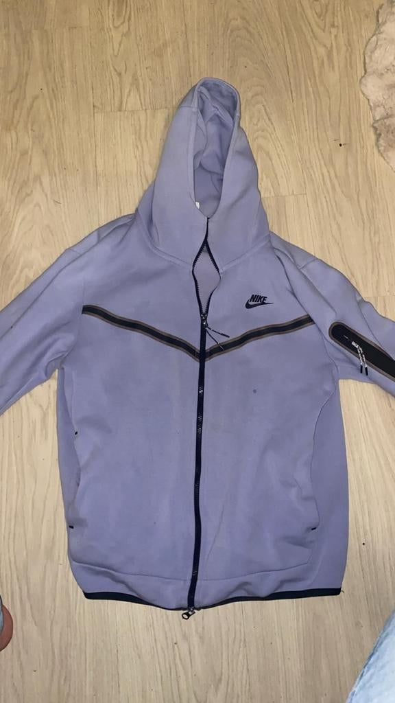 Nike Tech Fleece Hoodie - Lila, Ophalen of Verzenden, Gedragen, Nike