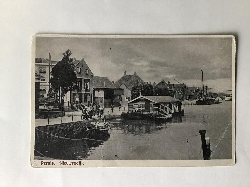 Pernis Nieuwendijk 1926, Ophalen of Verzenden, 1920 tot 1940, Gelopen, Zuid-Holland