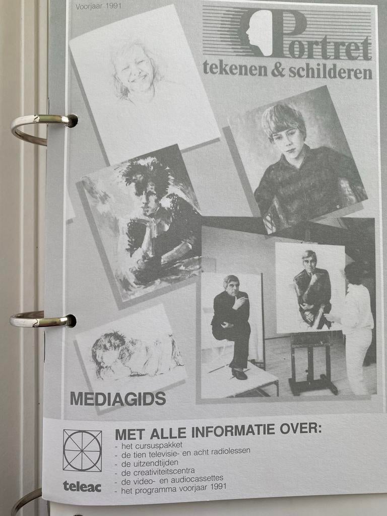 Portret Tekenen & Schilderen - Teleac cursus 1991, Ophalen of Verzenden, Zo goed als nieuw, Overige onderwerpen